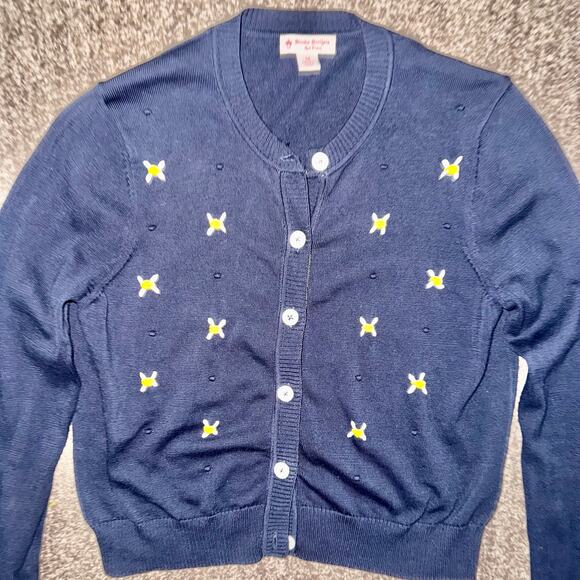 Brooks Brothers Red Fleece Vintage Bumblebee Embroidered Button Down Cardigan - Picture 6 of 9